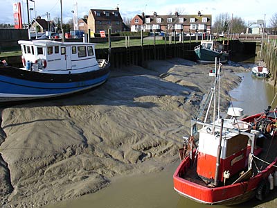 Low tide, River Tillingham, Rye, Sussex, UK