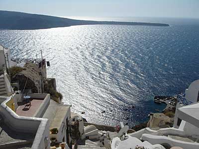 Ia harbour, Santorini, Greece, September 2004