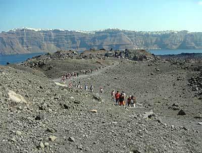 Moonscape, Nea Kameni, Santorini, Greece, September 2004