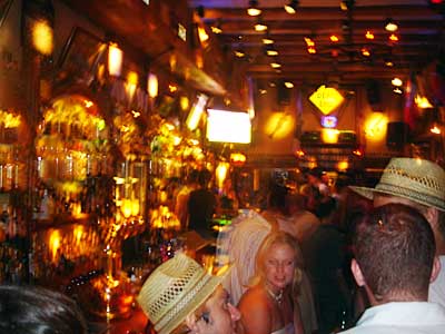 Irish bar, Fira, Santorini, Greece, September 2004