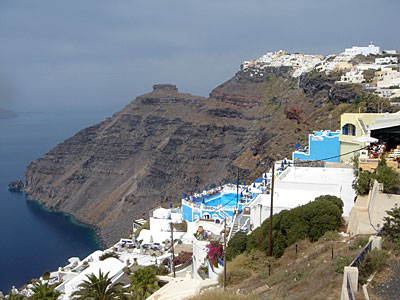 Clouds over Imerovigli, Santorini, Greece, September 2004