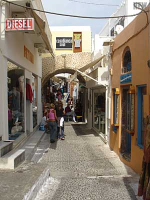 Clouds over Imerovigli, Santorini, Greece, September 2004