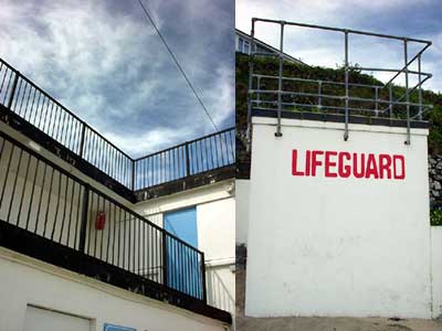 Beach buildings, St Ives, Cornwall