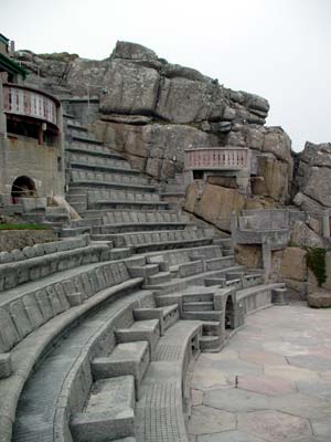 Stage, Minack Theatre near Porthcurno, Cornwall, March 2003