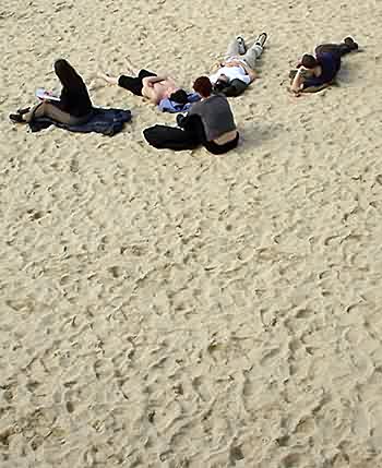 On the beach, St Ives, Cornwall