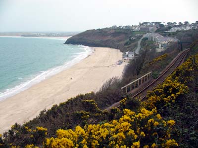 Carbis Bay and Carrack Gladden, St Ives Cornwall, March 2003