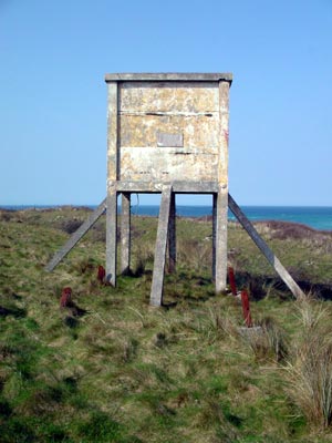 Lookout tower, Lelant, Hayle Estuary, Cornwall, March 2003