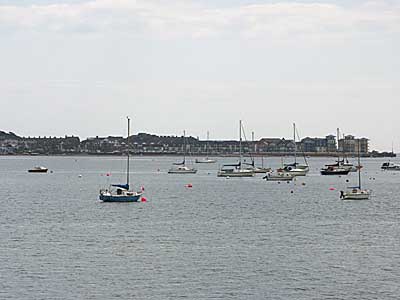 Crossing the River Exe, on the train to St Ives, Cornwall, April 2004