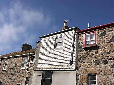 Afternoon sunlight, St Ives, Cornwall, April 2004