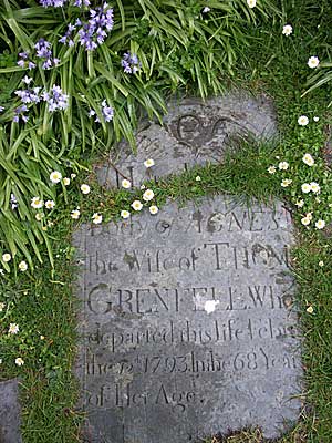 St Ives parish church graveyard, St Ives, Cornwall, April 2004
