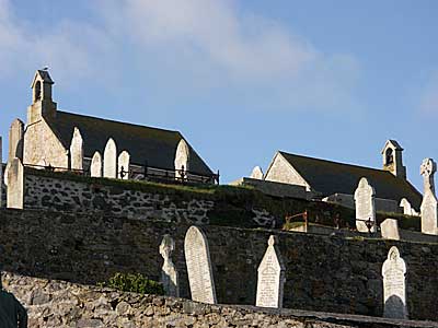 Barnoon cemetery, Porthmeor Beach, St Ives, Cornwall, April 2004