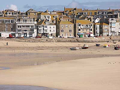 Looking across St Ives harbour, St Ives, Cornwall, April 2004
