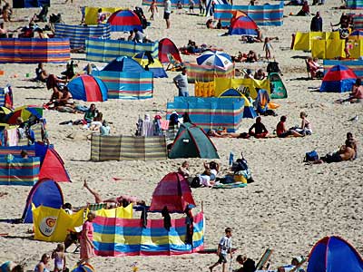Windbreaks, St Ives, Cornwall, August 2005