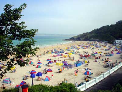 Porthminster Beach, St Ives, Cornwall, August 2002