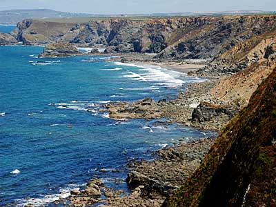 Hell's Mouth, Road to Portreath, Cornwall, August 2005