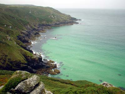 Coastal walk, St Ives, Cornwall, August 2002