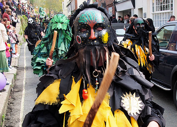 Hastings Jack In The Green: The Grand Procession, High Street, Hastings England UK, Monday 7th May 2012
