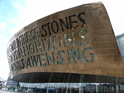 Wales Millennium Centre, Cardiff Bay, docks and Tiger Bay, Cardiff, south Wales