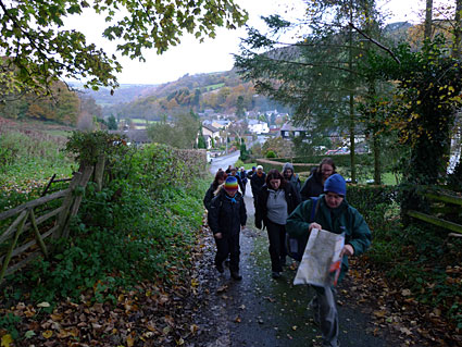 Llwynmawr back to Spring Hill farm - photos of a walk near Llangollen, Clwyd., north Wales
