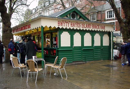 Hayes Island Snack Bar, Victoria Place, Cardiff, Wales