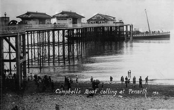 Penarth Pier, Penarth Esplanade near Cardiff, Wales UK - photos, feature and history