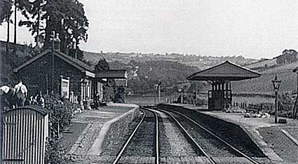 Tintern station, Wye Valley branch line, Monmouthshire, Wales
