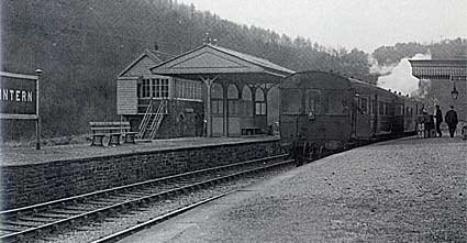 Tintern station, Wye Valley branch line, Monmouthshire, Wales