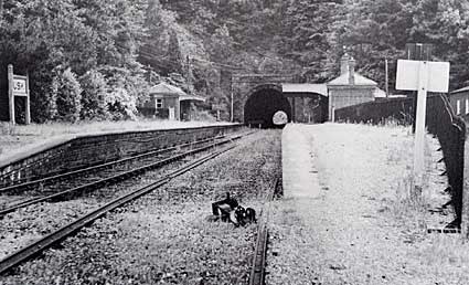 Usk railway station, Monmouthshire, Wales