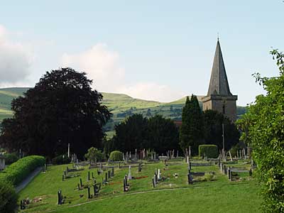 Church of St Edmund, Crickhowell, Brecon Beacons, south Wales photos