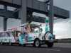 Cardiff Barrage train on the move