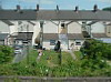 Newport houses from the train