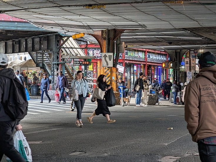 A photographic stroll under Broadway through Brooklyn, New York