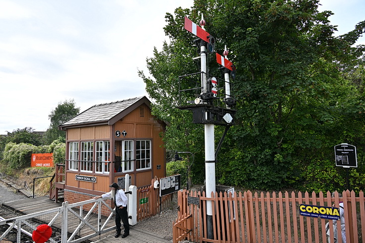 A trip on the Connor and Princes Risborough steam railway in Buckinghamshire, England