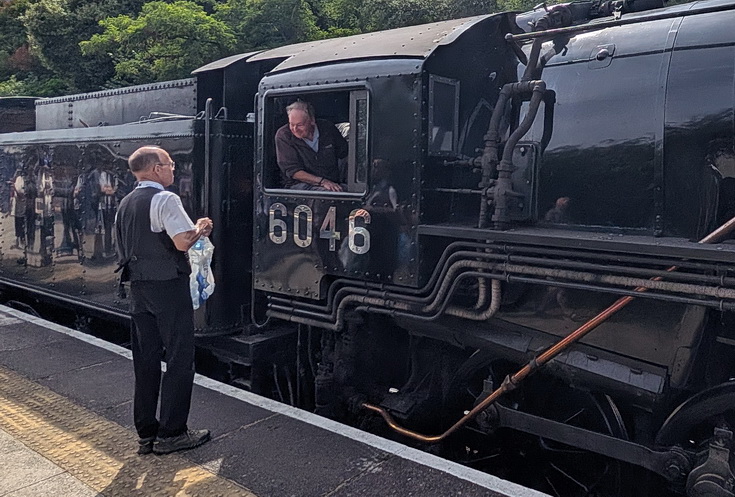 A trip on the Connor and Princes Risborough steam railway in Buckinghamshire, England