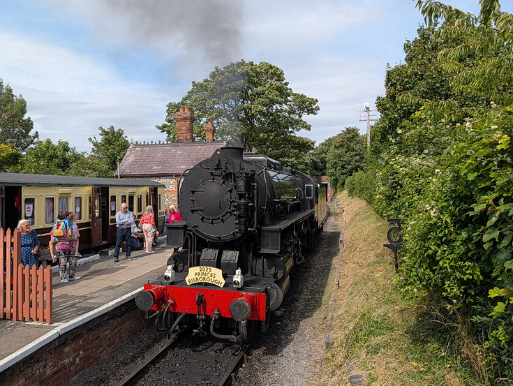 A trip on the Connor and Princes Risborough steam railway in Buckinghamshire, England