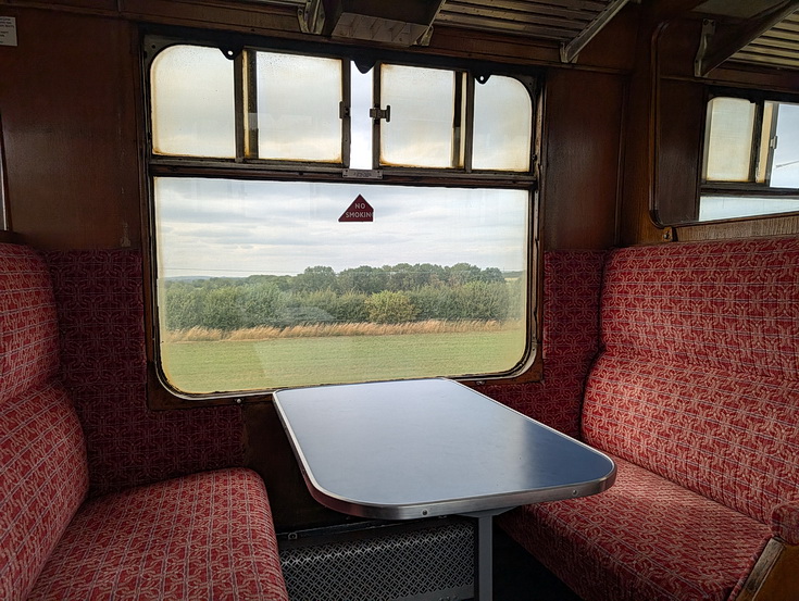 A trip on the Connor and Princes Risborough steam railway in Buckinghamshire, England
