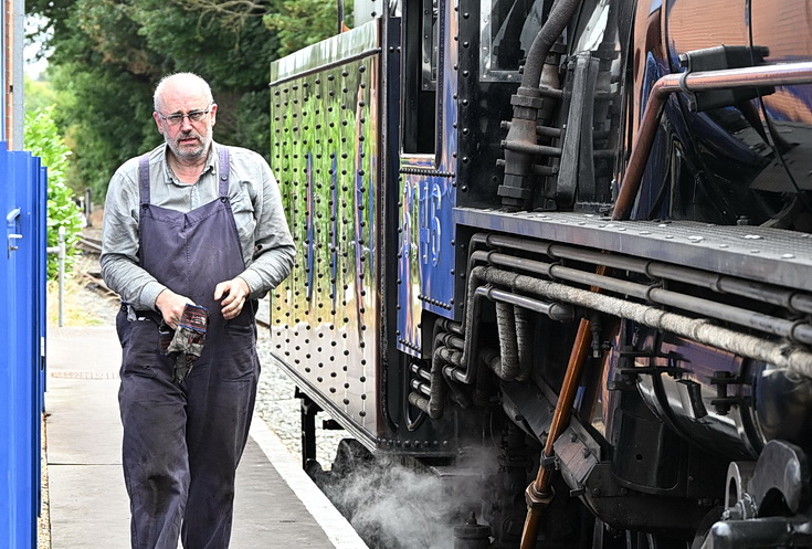 A trip on the Connor and Princes Risborough steam railway in Buckinghamshire, England