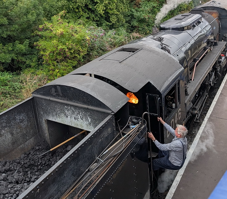 A trip on the Connor and Princes Risborough steam railway in Buckinghamshire, England