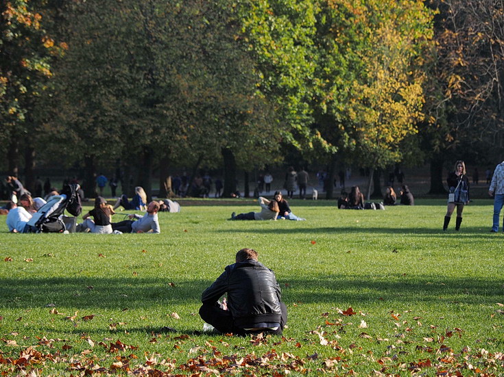 In photos: autumn takes hold in London's Green Park