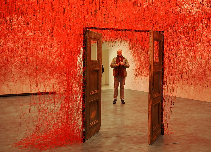 In photos: Chiharu Shiota: Threads of Life at the Hayward Gallery