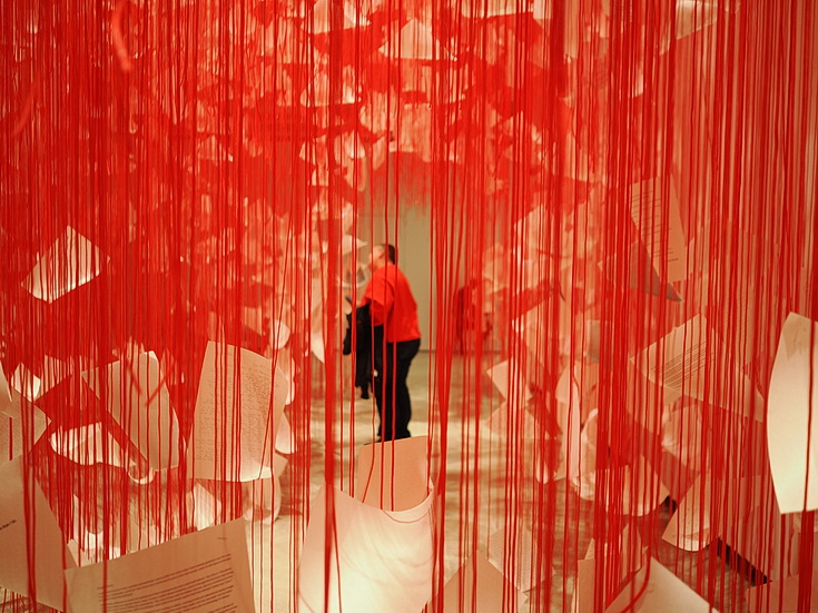 In photos: Chiharu Shiota: Threads of Life at the Hayward Gallery