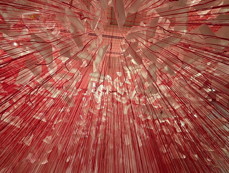 In photos: Chiharu Shiota: Threads of Life at the Hayward Gallery