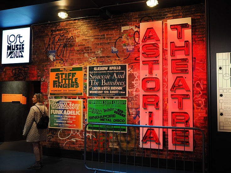 Lost Music Venues exhibition at the V&A South Kensington, London