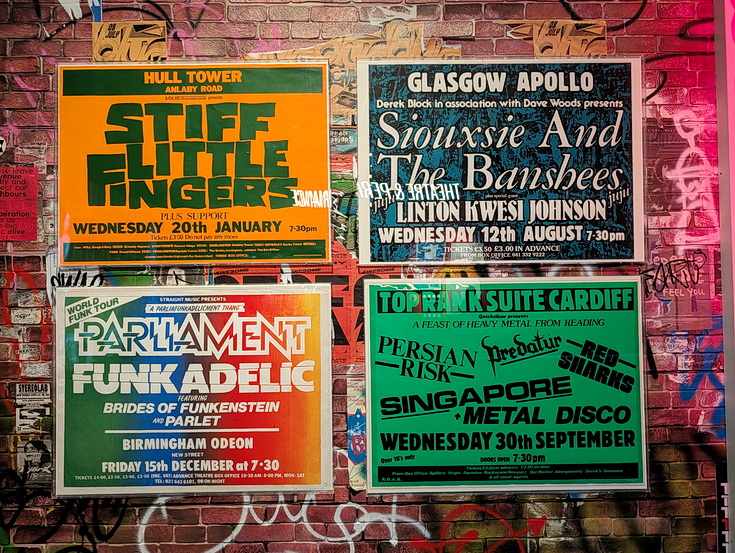 Lost Music Venues exhibition at the V&A South Kensington, London