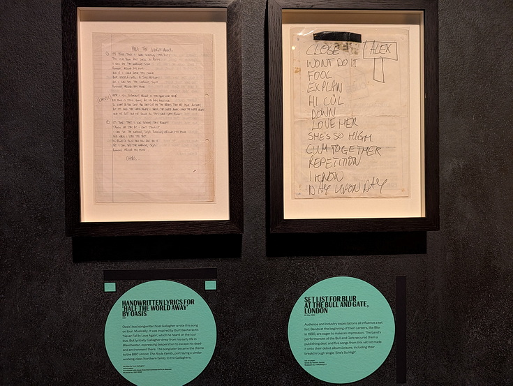 Lost Music Venues exhibition at the V&A South Kensington, London