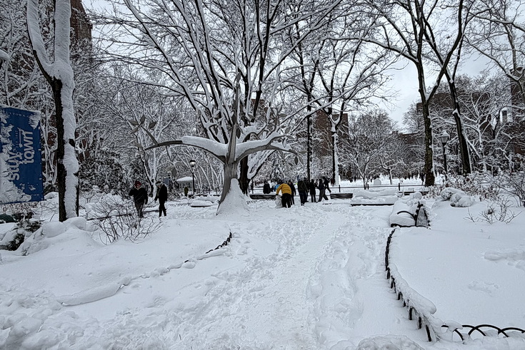 Manhattan snowstorn - view the snowy sreets of New York in our photogallery