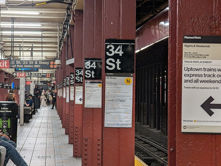 New York subway photos: rails, architecture, people and night views
