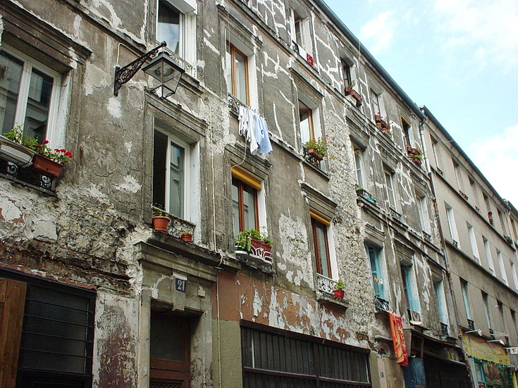 Paris 2001: street photography, shopfronts, protests and signs, May 2001