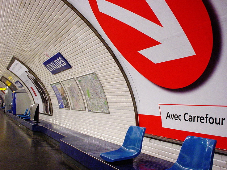 Paris 2001: street photography, shopfronts, protests and signs, May 2001