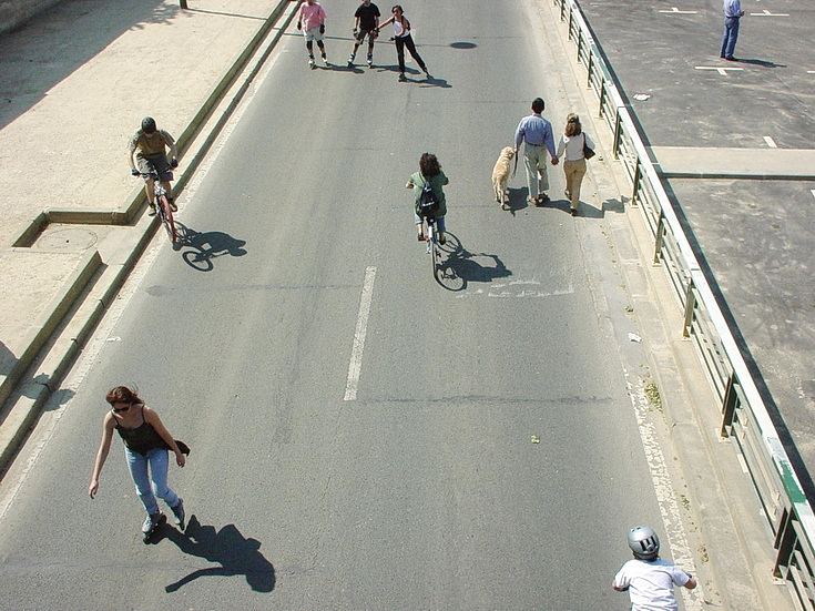 Paris 2001: street photography, shopfronts, protests and signs, May 2001